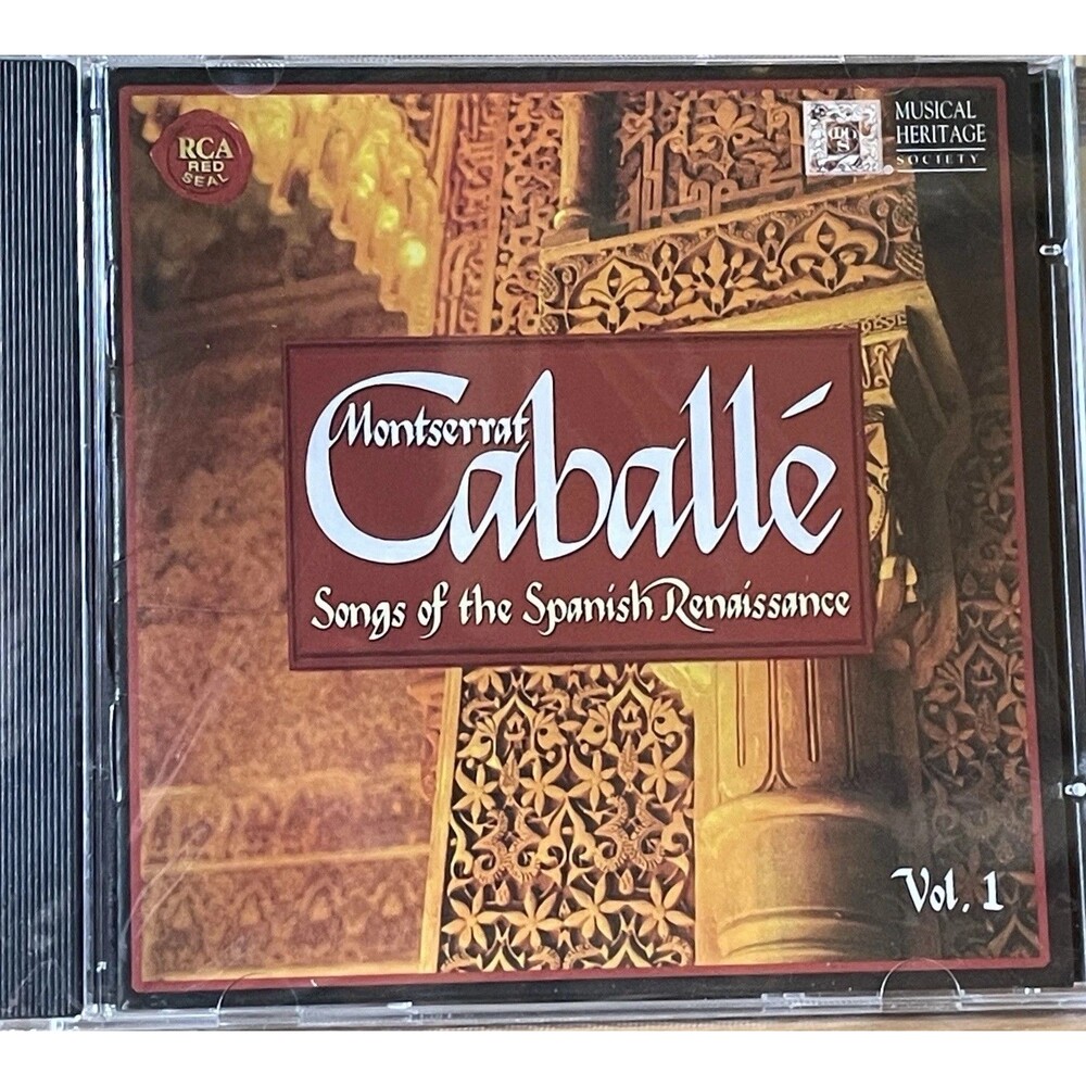 Montserrat Caballe Songs of the Spanish Renaissance Vol 1 Classical CD RCA MHS